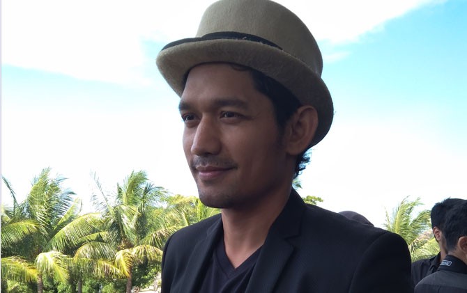 Ibnu Jamil yang ditemui saat resepsi pernikahan Angel Lelga dan Vicky Prasetyo, Sabtu (10/2). - Image