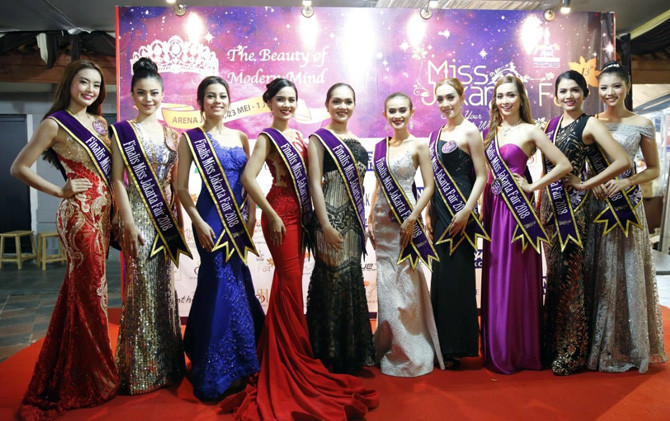 10 Finalis Jakarta Fair 2018 bakal berkompetisi setelah Lebaran untuk memperebutkan mahkota. - Image