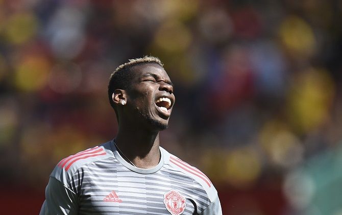 Paul Pogba dan David de Gea mendoakan rakyat Sulteng yang tengah ditimpa bencana. - Image