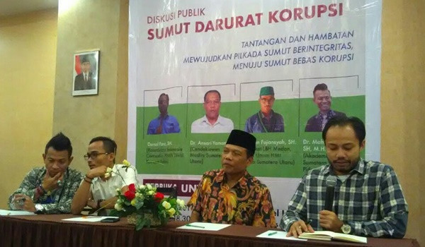 Diskusi Sumut Darurat Korupsi, Minggu (3/6) - Image