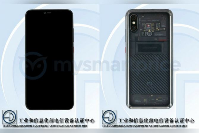 Bocoran gambar soal Xiaomi Mi Note 4, berdesain transparan mirip Mi 8 Explore Edition. - Image