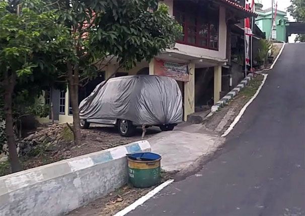 Rumah terduga teroris yang berlokasi di RT 6 RW 5 Kelurahan, Manyaran, Kota Semarang. - Image