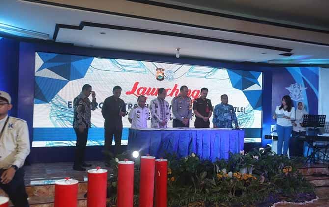 Peresmian ETLE di Polrestabes Makassar, Rabu (26/12). - Image