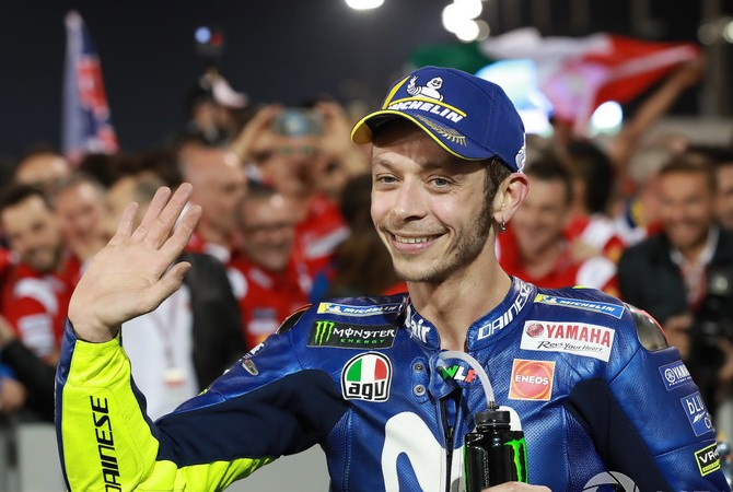 Pembalap Movistar Yamaha, Valentino Rossi - Image