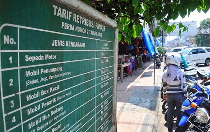 Ilustrasi: Tarif parkir. - Image