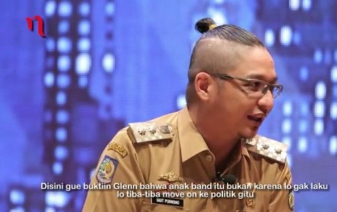 Pasha Ungu Wakil Wali Kota Palu dengan potongan rambut barunya - Image