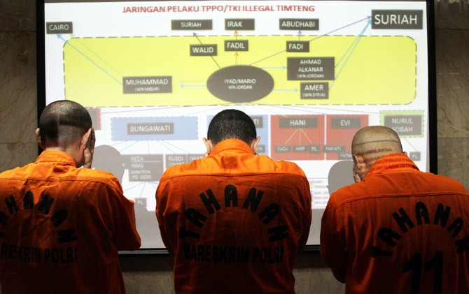 Bareskrim Polri berhasil mengungkap kasus perdagangan orang ke Abu Dhabi dan Sudan. - Image