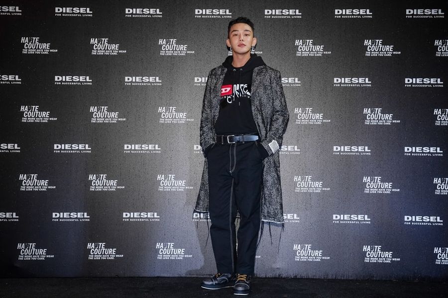 Yoo Ah In di Event Brand Fashion Diesel di Shanghai, Tiongkok - Image