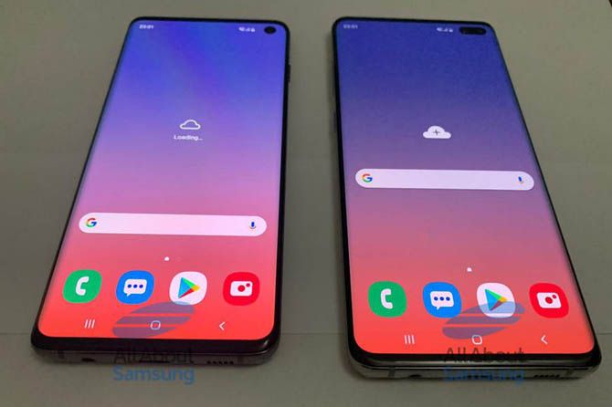 Samsung Galaxy S10 dan Galaxy S10 Plus dari berbagai sudut. - Image