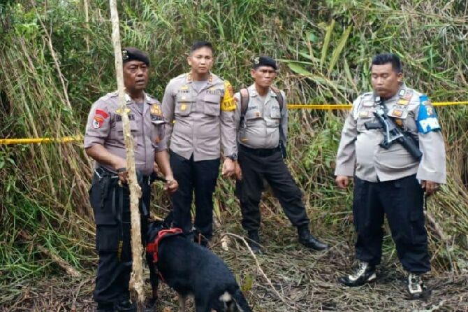 Kondisi olah TKP oleh Polda Sumsel dan Polres OKI - Image