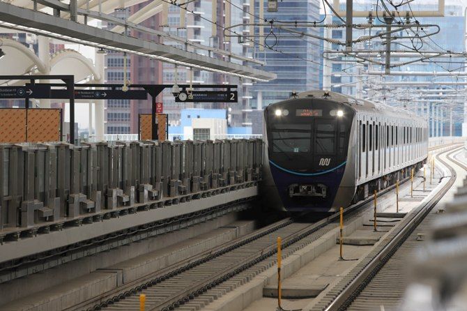 Kereta Ratangga MRT saat dilakukan uji coba - Image
