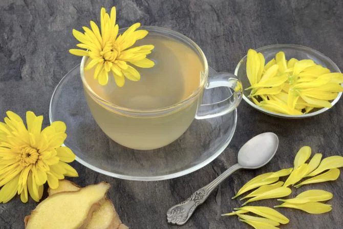 Minuman bunga krisan bisa bermanfaat untuk kesehatan. - Image