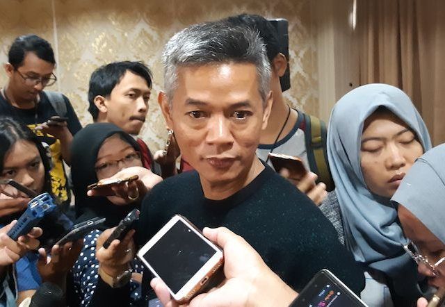 Komisioner Komisi Pemilihan Umum (KPU) Wahyu Setiawan. Wahyu memastikan jika pihaknya tak pernah mendata - Image