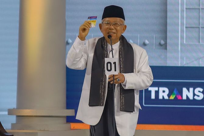 Cawapres nomor urut 01 Ma - Image