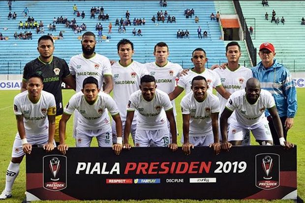 Starting XI Kalteng Putra - Image