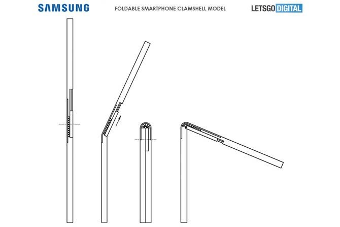 Paten desain terbaru smartphone lipat Samsung selanjutnya. - Image