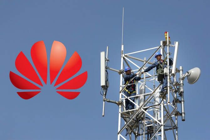 Ilustrasi: Huawei dan infrastruktur telekomunikasi. - Image