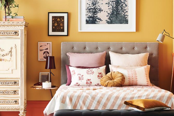 Warna kuning dalam rumah akan menambahkan kepositifan dan optimisme. - Image