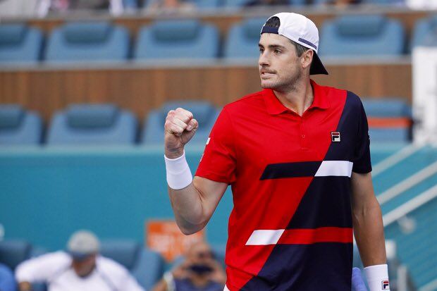 John Isner lolos ke semifinal Miami Terbuka 2019 - Image