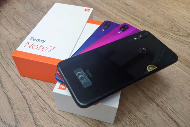 Smartphone Redmi Note 7 dari Xiaomi yang akan melenggang di Indonesia pada Kamis (21/3). - Image