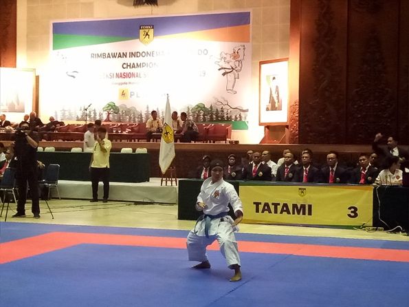 Salah satu atlet Indonesia yang sedang melakukan seleksi nasional untuk pemilihan tim pelatihan nasional SEA Games 2019. - Image