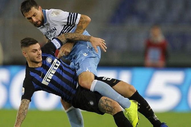 Mauro Icardi berpeluang kembali jadi penonton saat Inter Milan hadapi Lazio. - Image