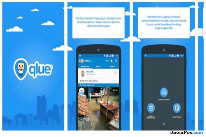 Screen shot aplikasi Qlue - Image
