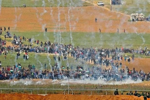 Dukungan Indonesia terhadap Palestina semakin menggelora dari waktu ke waktu. Dukungan ini datang seiring dengan perjuangan rakyat Palestina melalui unjuk rasa Great Return March yang sudah selama setahun digelar - Image