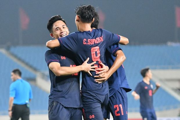 Timnas U-23 Thailand tampil superior di babak kualifikasi Piala Asia U-23 2020 - Image