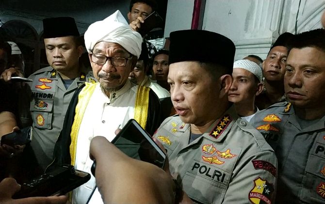 Kapolri Jenderal Tito Karnavian saat berada di Medan - Image
