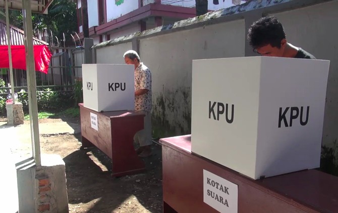 Suasana coblosan di Lapas kelas ia makassar. sahrul ramadhan - Image