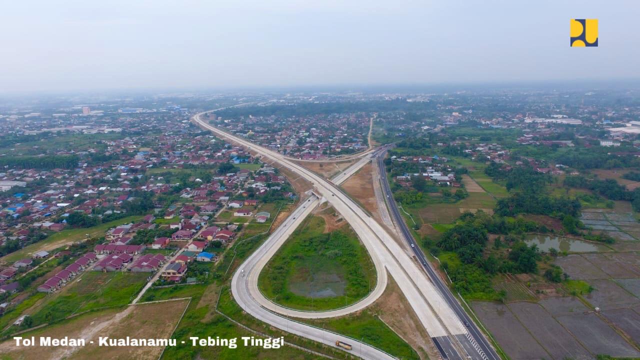 Proyek jalan tol Trans Sumatera. - Image