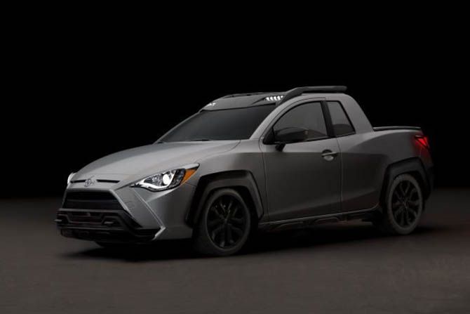 Tampang Yaris Pickup sebagai model kendaraan adventure baru Toyota - Image