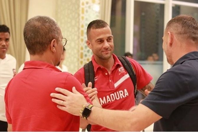 Aleksandar Rakic sudah meninggalkan rumah sakit pada Minggu (31/3) malam WIB - Image