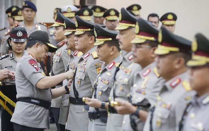 ILUSTRASI: Kapolri Jenderal Tito Karnavian saat menggelar sertijab pati di Mabes Polri. - Image