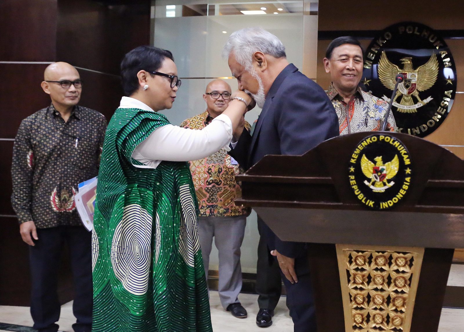 JKT 1-MENKOPOLHUKAM MENLU BERTEMU XANANA GUSMAO-FED (4) - Image