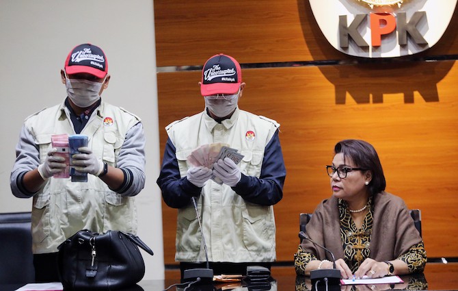 Wakil Ketua KPK Basaria Panjaitan. - FEDRIK TARIGAN/ JAWA POS - Image