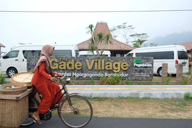The Gade Village di Ngargogondo, Borobudur, Magelang, Jawa Tengah. (Virdita/JP). - Image