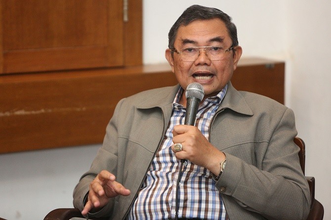 Direktur Pembinaan Pendidikan Keluarga Kemendikbud Sukiman, Sabtu (20/7). (Miftahul hayat/JawaPos.com) - Image
