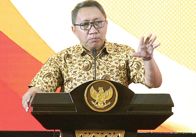 Dirjen Industri Logam, Mesin, Alat Transportasi, dan Elektronika (ILMATE) Kementerian Perindustrian Harjanto. (Dok. Jawa Pos) - Image