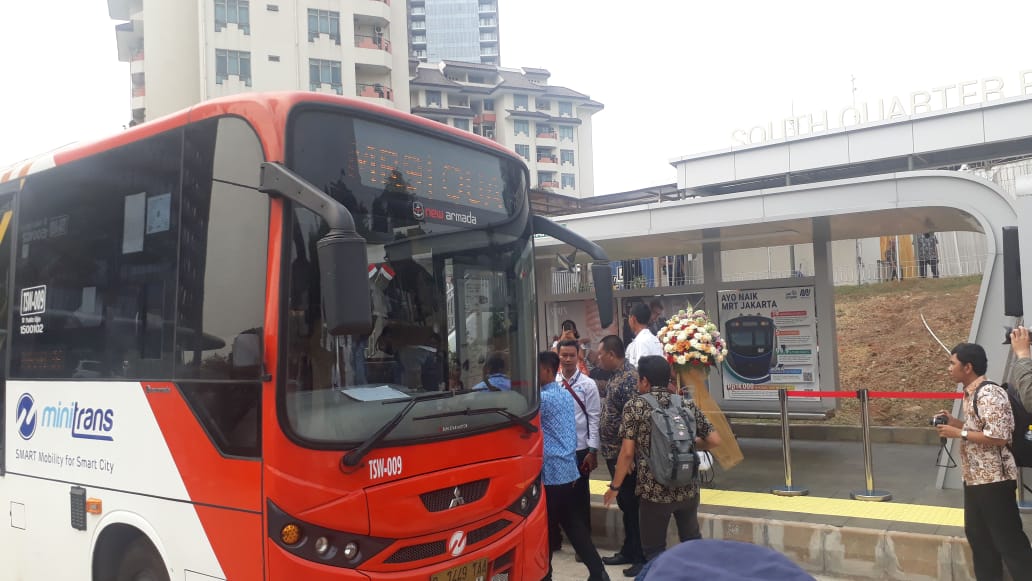 Bus Transjakarta buka rute baru. (Istimewa) - Image