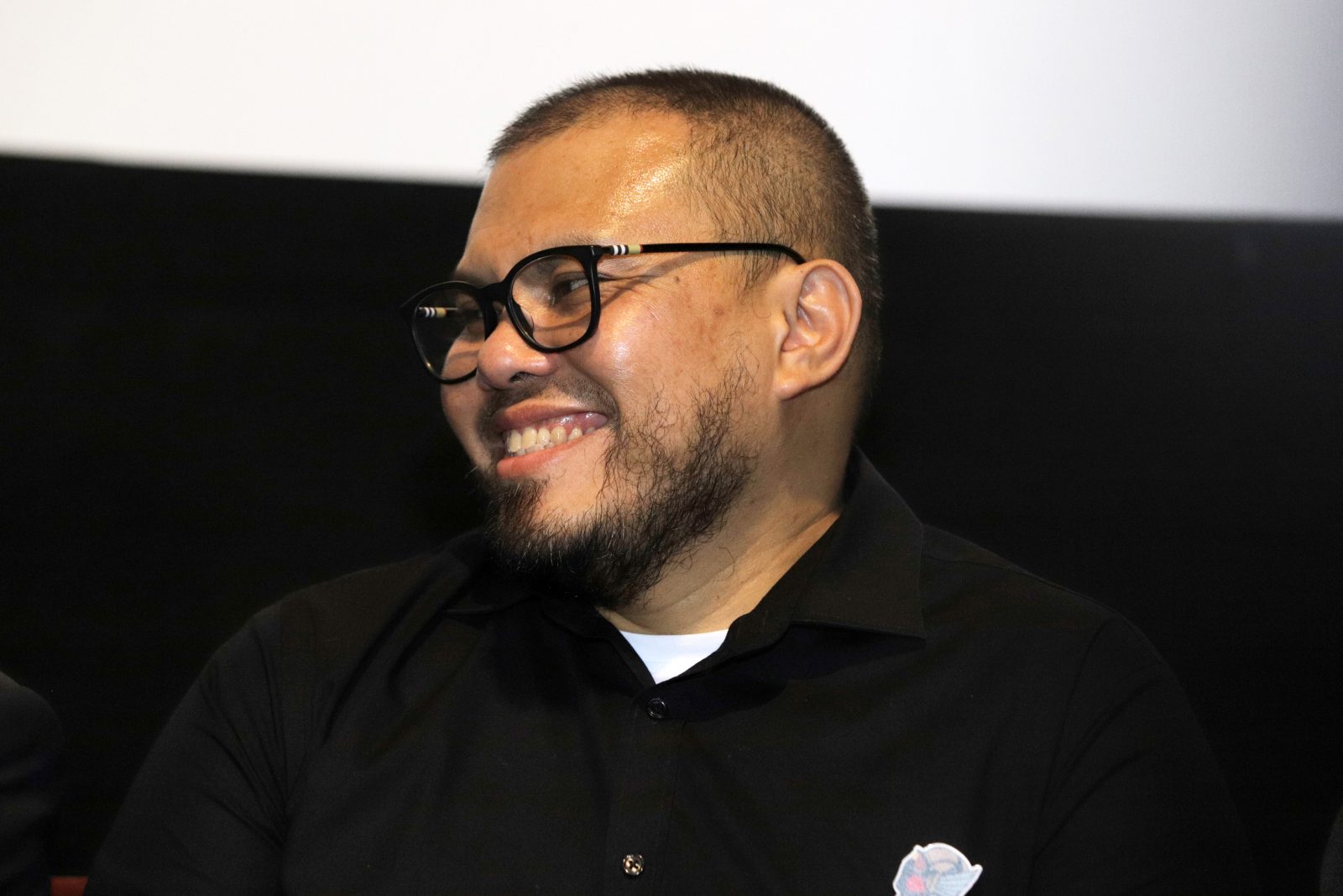 Sutradara Joko Anwar menghadiri acara peluncuran film Gundala di Jakarta, Rabu (28/8/2019). Film yang diangkat dari komik karya Harya Suraminata (Hasmi) itu akan tayang secara serentak di bioskop Indonesia pada 29 Agustus 2019. Foto: Dery Ridwansah/ JawaP - Image
