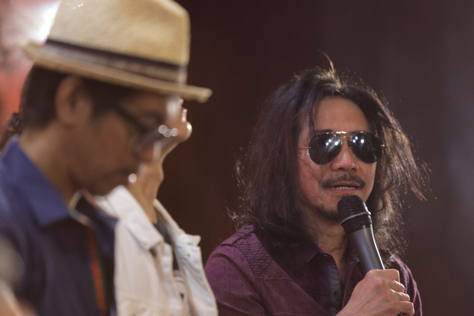 Gitaris Slank Abdee saat Jumpa Pers di Jakarta, Kamis (22/8/2019). Slank kembali meluncurkan album barunya yang ditandai sebagai - Image