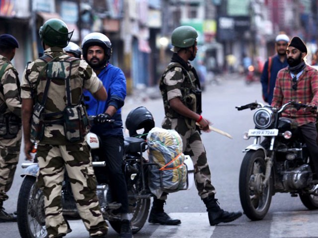 Tentara razia di Kashmir.(Rakesh Bakshi/AFPB) - Image