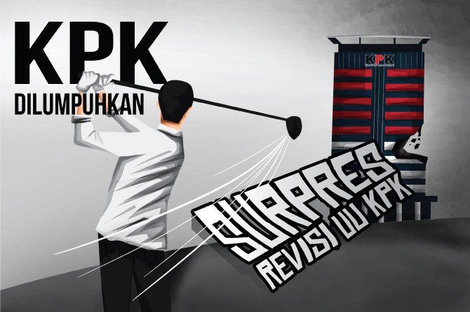 ILUSTRASI. Surpres revisi UU KPK (Kokoh Praba/JPC) - Image