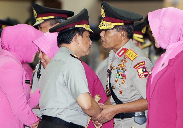 Idham Azis dan Tito Karnavian. (Salman Toyibi/Jawa Pos) - Image