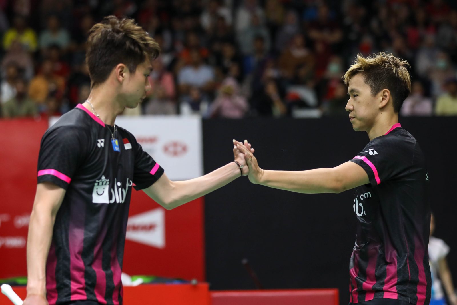Marcus Fernaldi Gideon/Kevin Sanjaya Sukamuljo akan berusaha mempertahankan gelar juara di Istora, Senayan, Jakarta hari ini (19/1). (Nafielah Mahmudah/PP PBSI) - Image