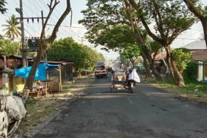 Kondisi Desa Mompang Julu, Kabupaten Mandailing Natal, Sumatera Utara, Selasa (30/6). Antara - Image