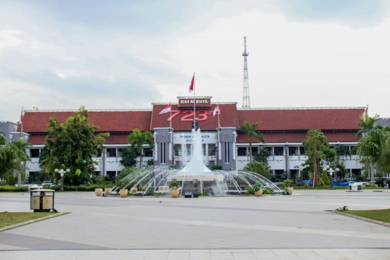 Kantor Pemerintah Kota Surabaya. Humas Pemkot Surabaya/Antara - Image