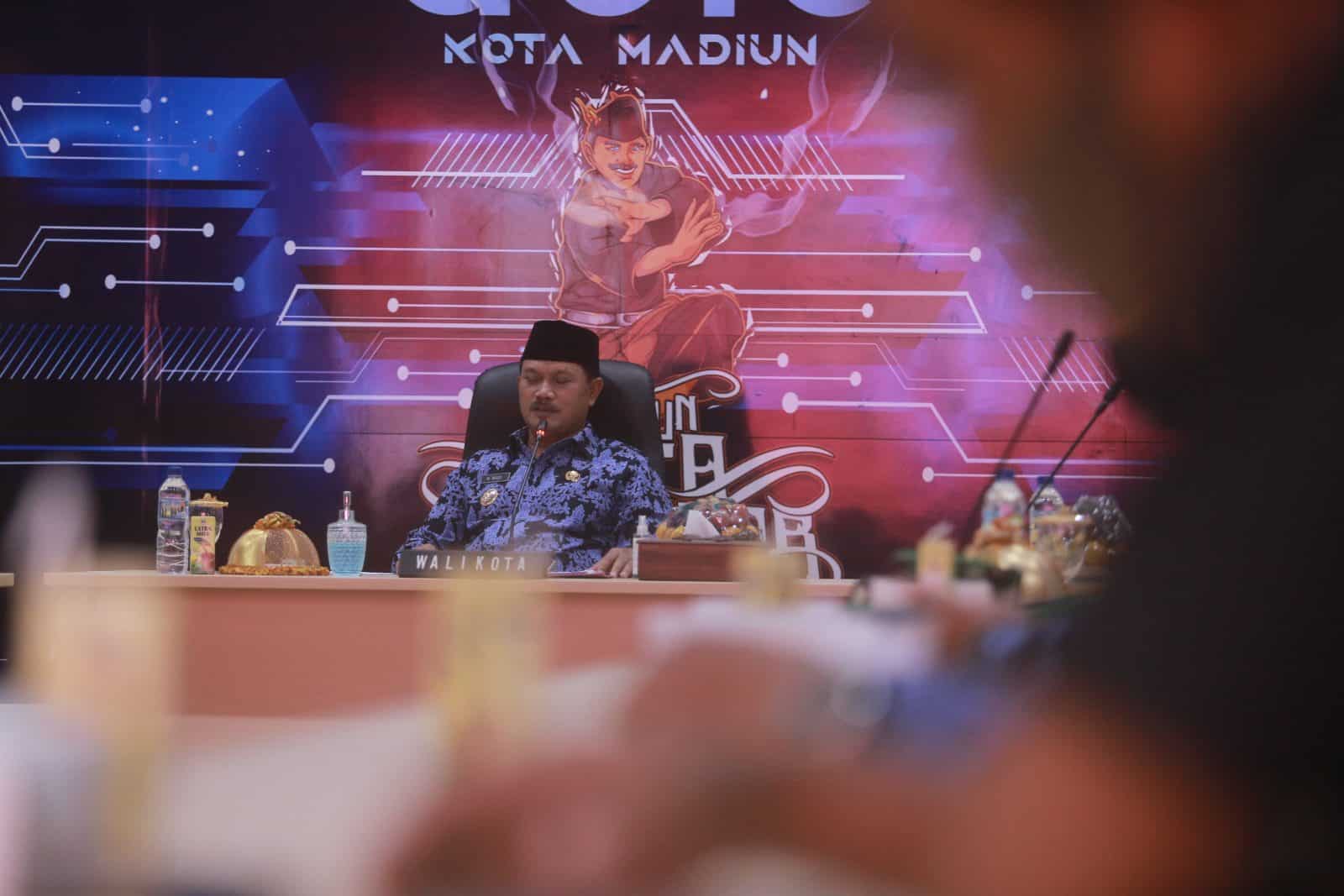 Wali Kota Madiun Maidi . Foto: Bagas Bimantara/Jawa Pos Radar Madiun - Image